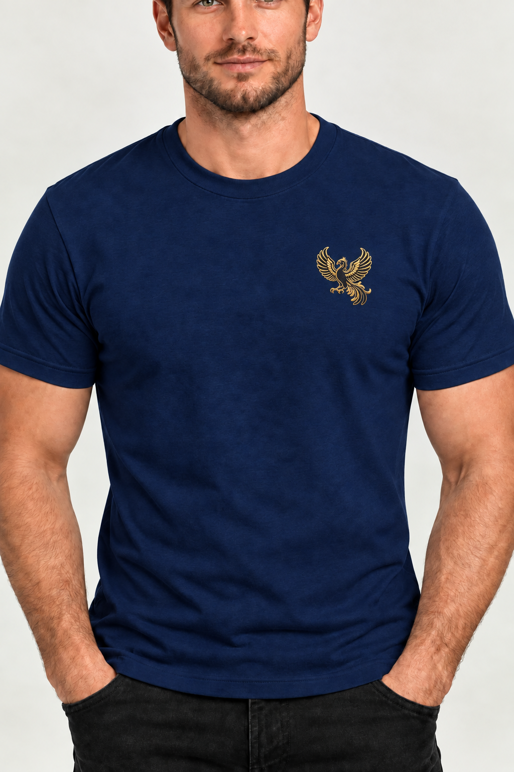 SURVIVAL Phoenix Embroidered T-Shirt — Premium Organic cotton t-shirt