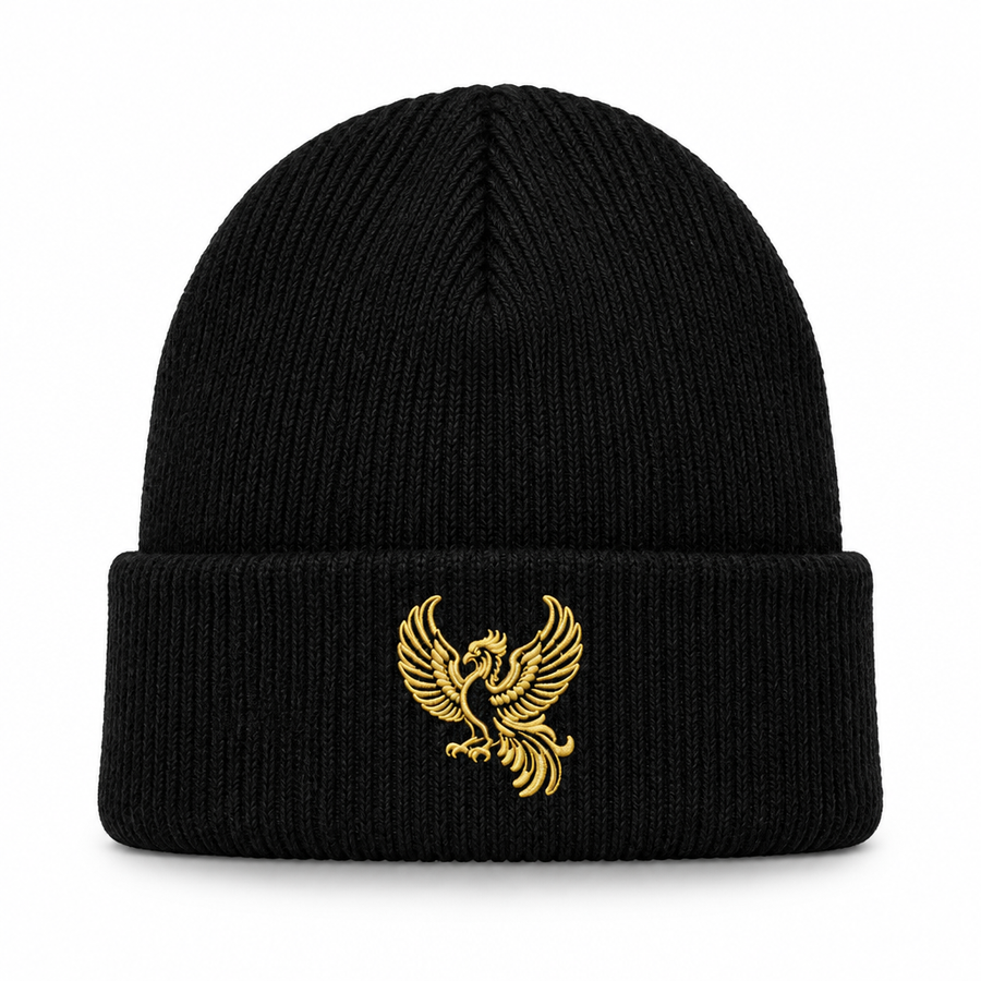 Black beanie using the new phoenix reference - Survival Charlie Hall