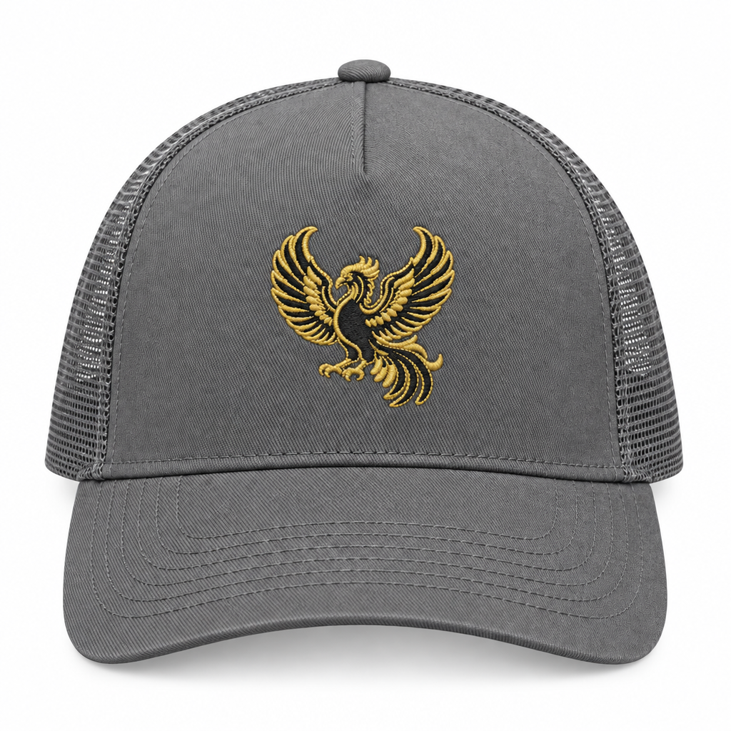 Front-facing grey hat