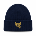 Navy beanie using the new phoenix reference