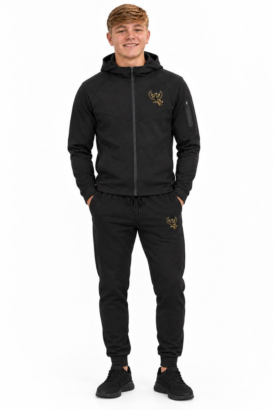 Phoenix Tracksuit - Black